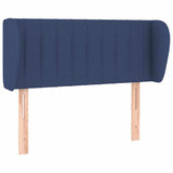 Vidaxl hoofdbord met randen 93x23x78 88 cm stof blauw