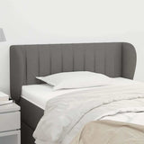 Vidaxl hoofdbord met randen 103x23x78 88 cm stof donkergrijs