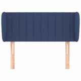 Vidaxl hoofdbord met randen 103x23x78 88 cm stof blauw