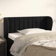 Vidaxl hoofdbord met randen 93x23x78 88 cm fluweel zwart