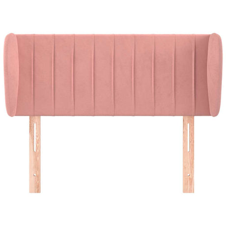 Vidaxl hoofdbord met randen 103x23x78 88 cm fluweel roze
