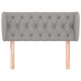 Vidaxl hoofdbord met randen 93x23x78 88 cm stof lichtgrijs