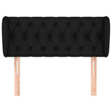 Vidaxl hoofdbord met randen 103x23x78 88 cm stof zwart