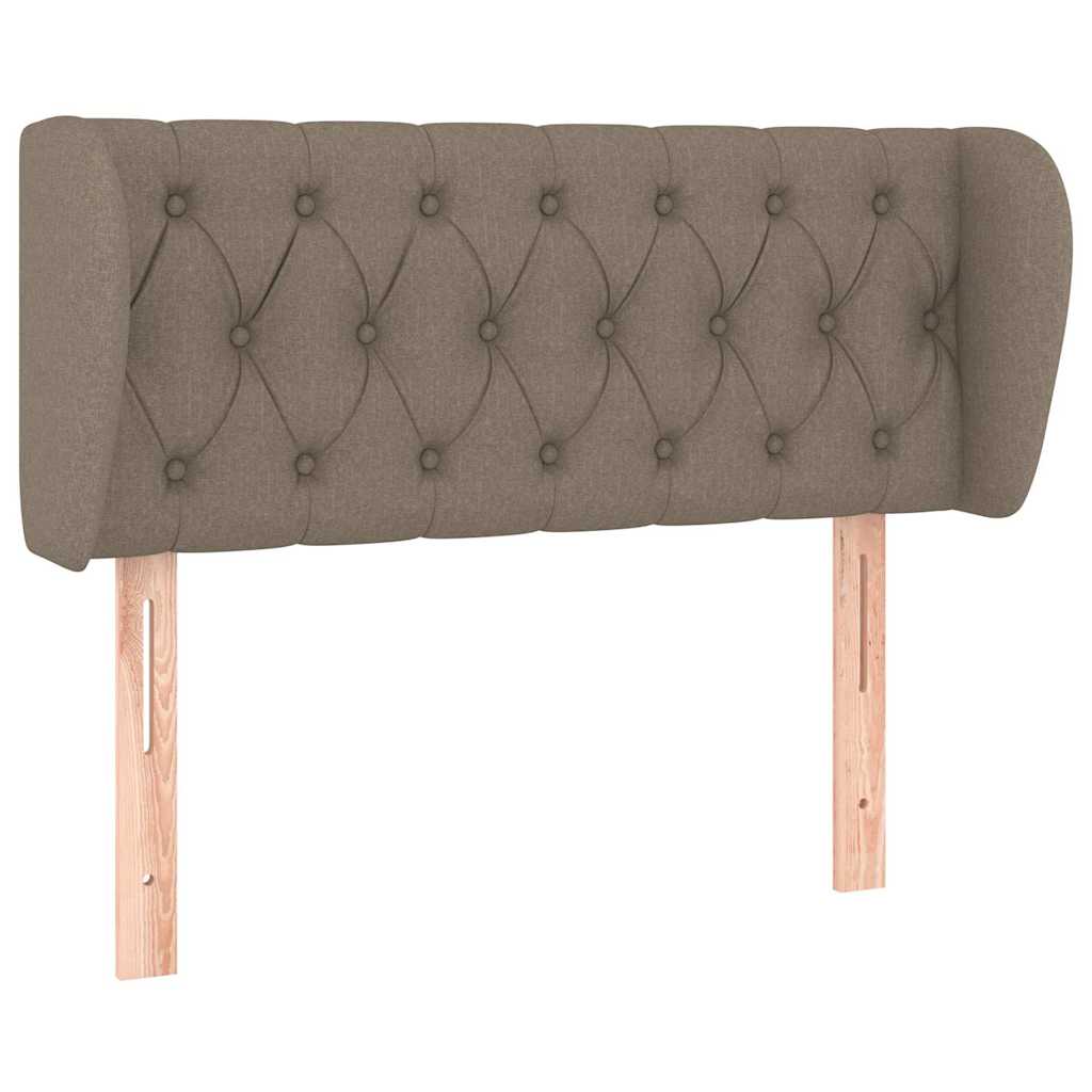 Vidaxl hoofdbord met randen 103x23x78 88 cm stof taupe