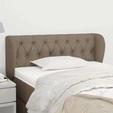 Vidaxl hoofdbord met randen 103x23x78 88 cm stof taupe