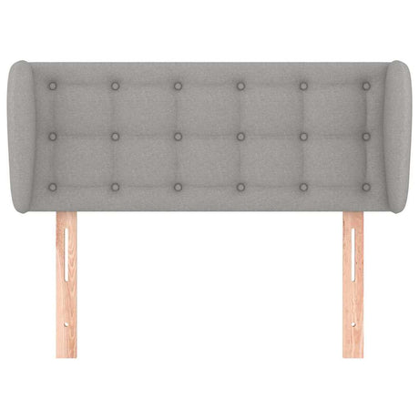 Vidaxl hoofdbord met randen 83x23x78 88 cm stof lichtgrijs