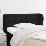 Vidaxl hoofdbord met randen 83x23x78 88 cm stof zwart