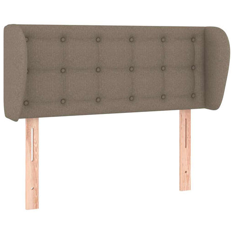 Vidaxl hoofdbord met randen 83x23x78 88 cm stof taupe