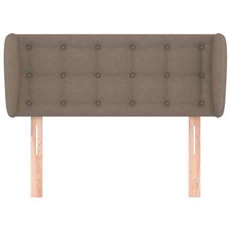 Vidaxl hoofdbord met randen 83x23x78 88 cm stof taupe