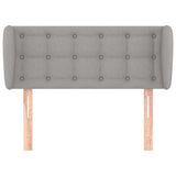 Vidaxl hoofdbord met randen 103x23x78 88 cm stof lichtgrijs