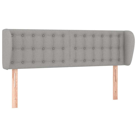 Vidaxl hoofdbord met randen 147x23x78 88 cm stof lichtgrijs