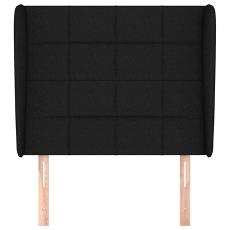 Vidaxl hoofdbord met randen 83x23x118 128 cm stof zwart