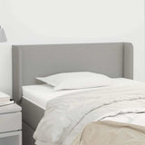 Vidaxl hoofdbord met randen 83x16x78 88 cm stof lichtgrijs