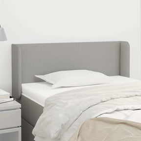 Vidaxl hoofdbord met randen 83x16x78 88 cm stof lichtgrijs