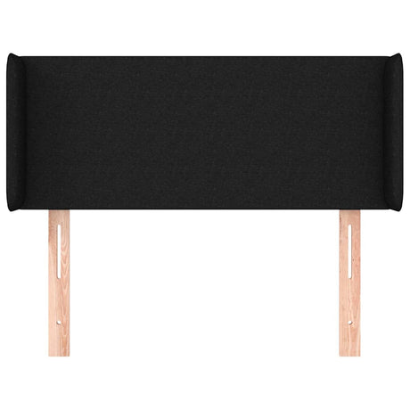 Vidaxl hoofdbord met randen 83x16x78 88 cm stof zwart