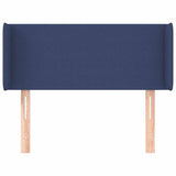 Vidaxl hoofdbord met randen 93x16x78 88 cm stof blauw