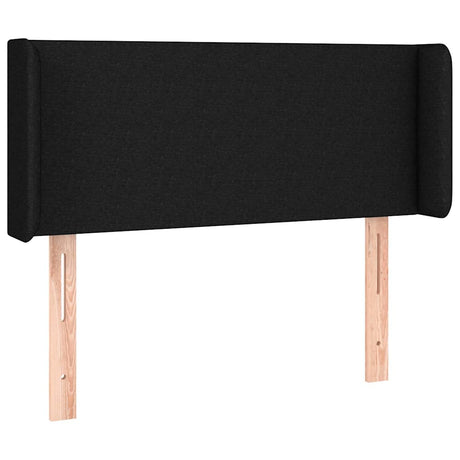 Vidaxl hoofdbord met randen 103x16x78 88 cm stof zwart