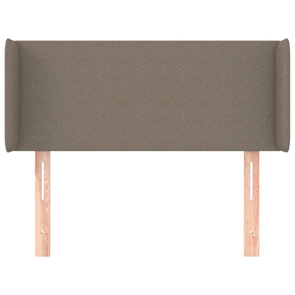 Vidaxl hoofdbord met randen 103x16x78 88 cm stof taupe