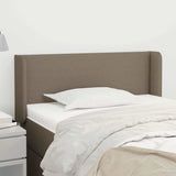 Vidaxl hoofdbord met randen 103x16x78 88 cm stof taupe