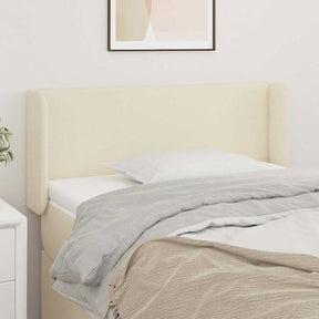 Vidaxl hoofdbord met randen 83x16x78 88 cm kunstleer crèmekleurig
