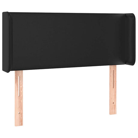 Vidaxl hoofdbord met randen 93x16x78 88 cm kunstleer zwart