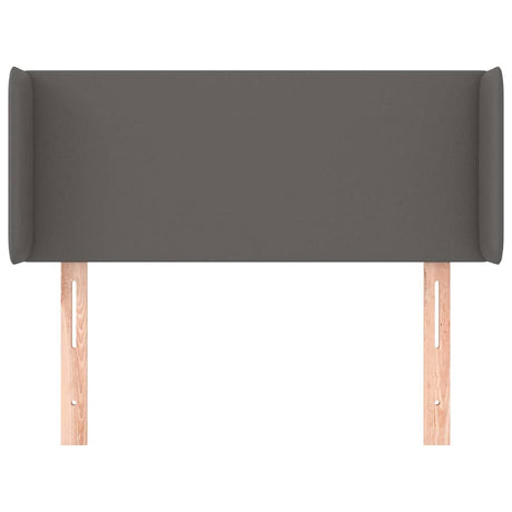 Vidaxl hoofdbord met randen 93x16x78 88 cm kunstleer grijs