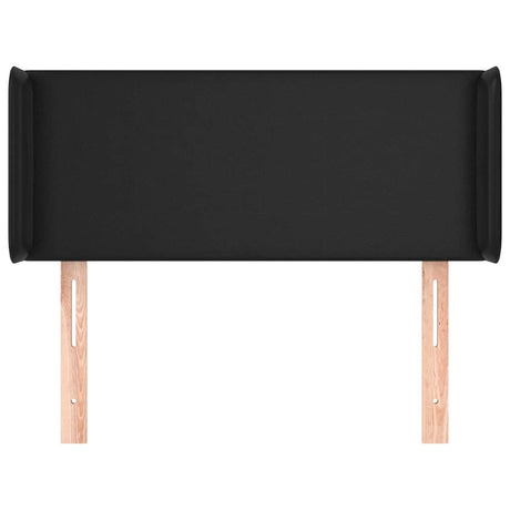 Vidaxl hoofdbord met randen 103x16x78 88 cm kunstleer zwart