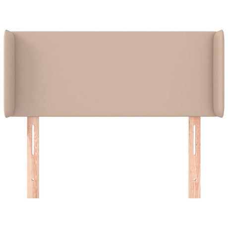 Vidaxl hoofdbord met randen 103x16x78 88 cm kunstleer cappuccinokleur