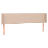 Vidaxl hoofdbord met randen 183x16x78 88 cm kunstleer cappuccinokleur