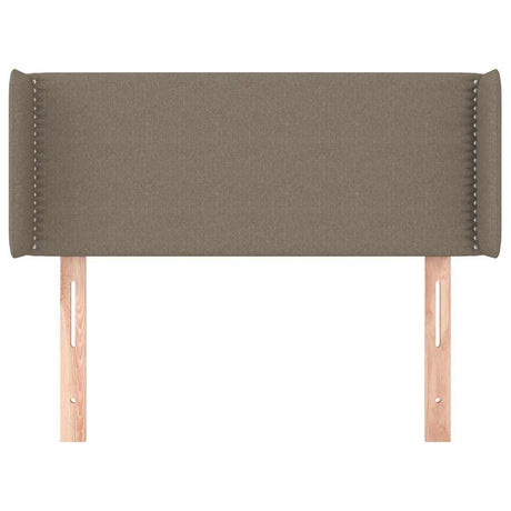 Vidaxl hoofdbord met randen 93x16x78 88 cm stof taupe