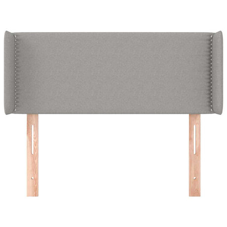Vidaxl hoofdbord met randen 103x16x78 88 cm stof lichtgrijs