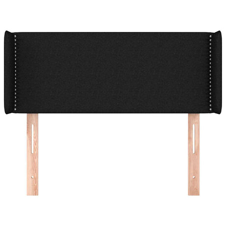 Vidaxl hoofdbord met randen 103x16x78 88 cm stof zwart
