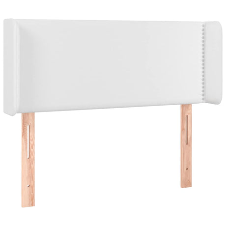 Vidaxl hoofdbord met randen 103x16x78 88 cm kunstleer wit