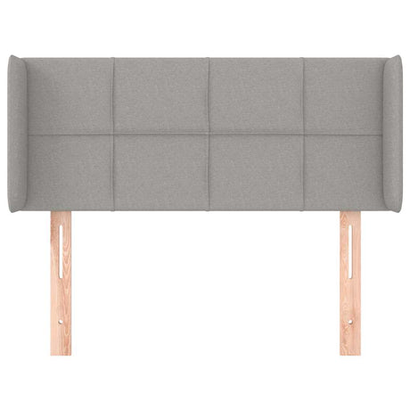 Vidaxl hoofdbord met randen 93x16x78 88 cm stof lichtgrijs