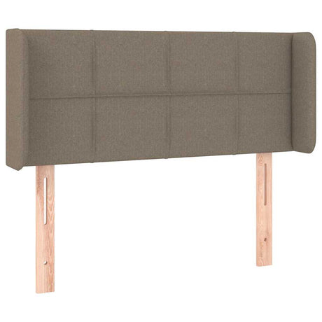 Vidaxl hoofdbord met randen 93x16x78 88 cm stof taupe