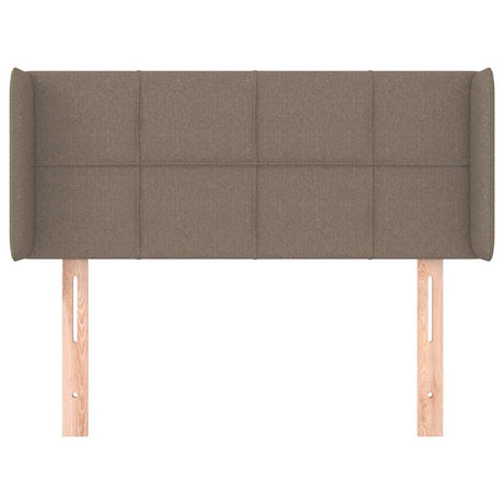 Vidaxl hoofdbord met randen 93x16x78 88 cm stof taupe