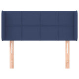 Vidaxl hoofdbord met randen 93x16x78 88 cm stof blauw
