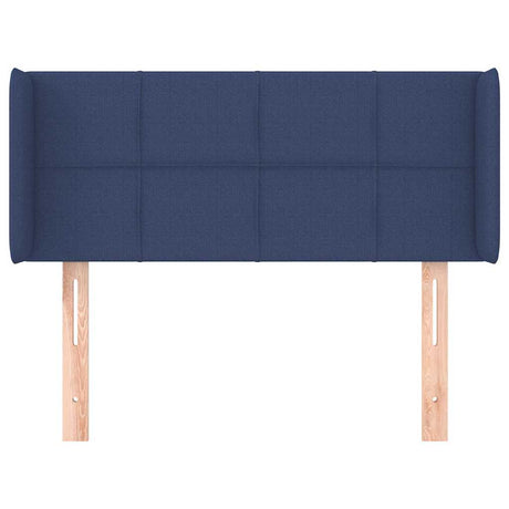 Vidaxl hoofdbord met randen 93x16x78 88 cm stof blauw