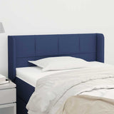 Vidaxl hoofdbord met randen 93x16x78 88 cm stof blauw