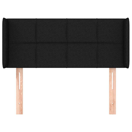 Vidaxl hoofdbord met randen 103x16x78 88 cm stof zwart