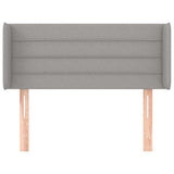 Vidaxl hoofdbord met randen 93x16x78 88 cm stof lichtgrijs