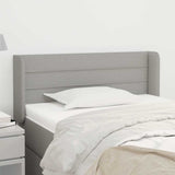 Vidaxl hoofdbord met randen 93x16x78 88 cm stof lichtgrijs