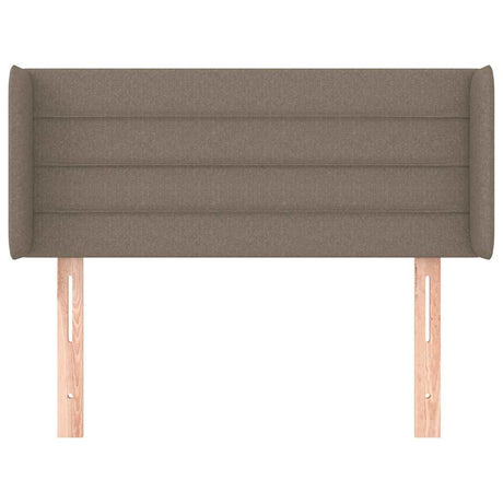 Vidaxl hoofdbord met randen 103x16x78 88 cm stof taupe