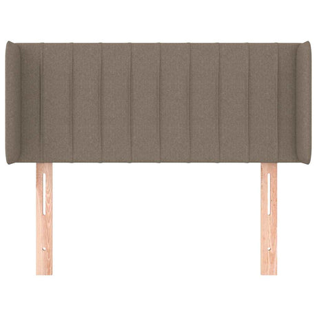 Vidaxl hoofdbord met randen 83x16x78 88 cm stof taupe