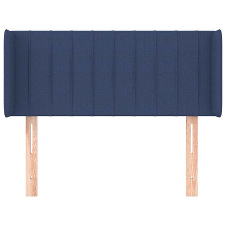Vidaxl hoofdbord met randen 83x16x78 88 cm stof blauw