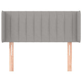 Vidaxl hoofdbord met randen 93x16x78 88 cm stof lichtgrijs