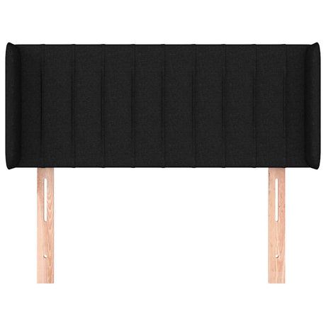 Vidaxl hoofdbord met randen 93x16x78 88 cm stof zwart