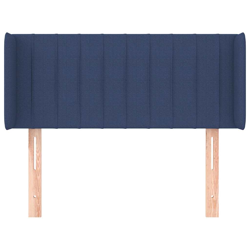 Vidaxl hoofdbord met randen 93x16x78 88 cm stof blauw