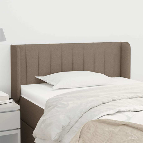 Vidaxl hoofdbord met randen 103x16x78 88 cm stof taupe