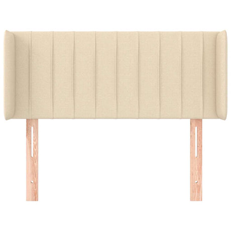 Vidaxl hoofdbord met randen 103x16x78 88 cm stof crèmekleurig